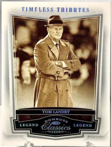 Tom Landry [Timeless Tributes Silver] #103