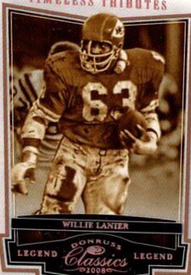 Willie Lanier [Timeless Tributes Bronze] #105