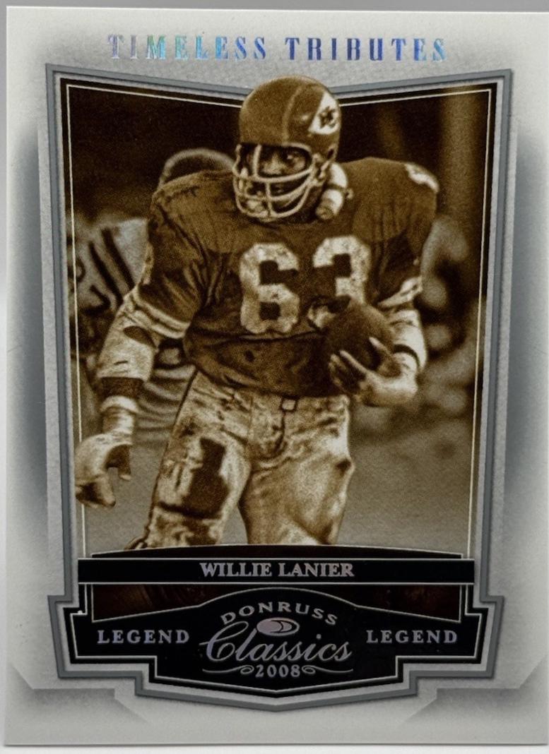 Willie Lanier [Timeless Tributes Silver] #105