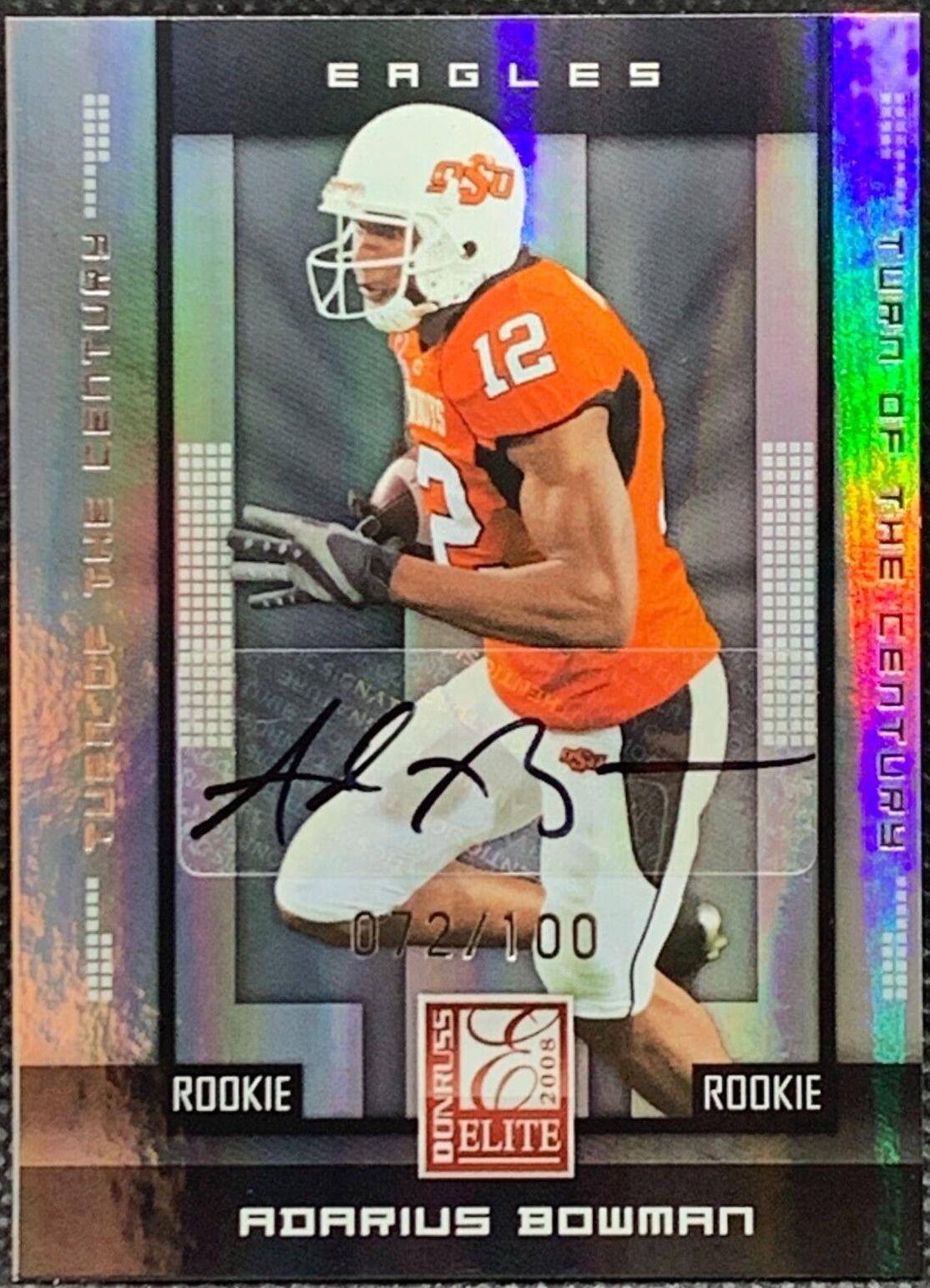 Adarius Bowman [Turn of the Century Autograph] #160