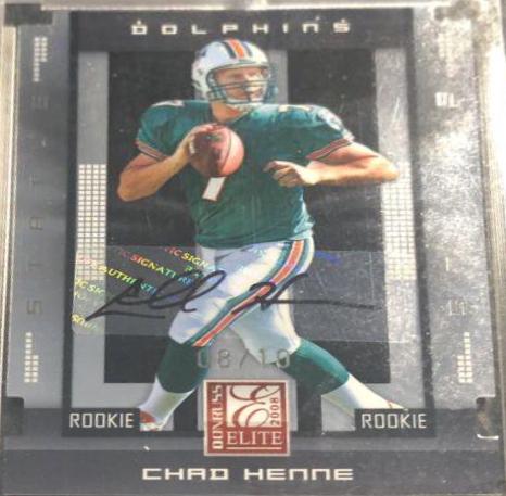 Chad Henne [Status Gold Autograph] #103
