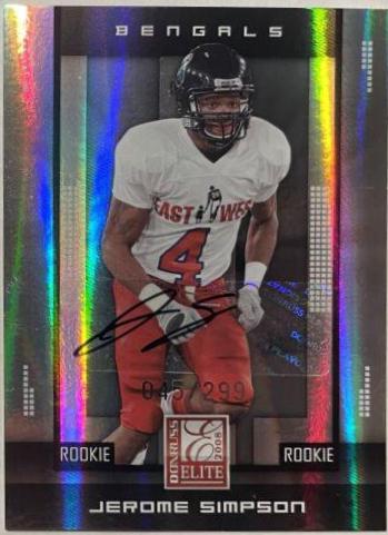 Jerome Simpson [Autograph] #163