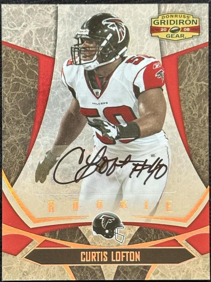Curtis Lofton [Autograph Gold Holofoil] #119