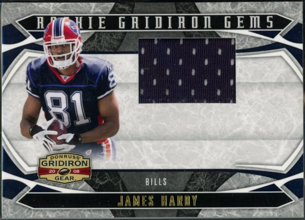 James Hardy [Gridiron Gems Jersey Jumbo Swatch] #218