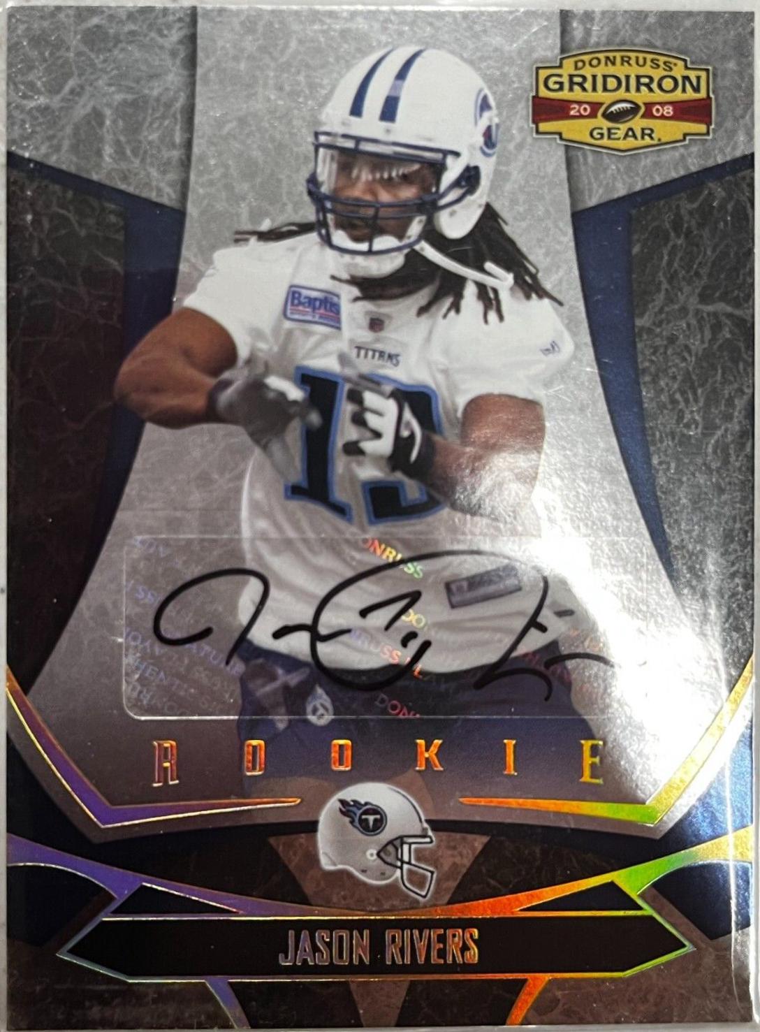 Jason Rivers [Autograph Gold Holofoil] #139