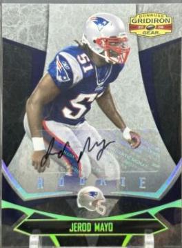 Jerod Mayo [Autograph Gold Holofoil] #142