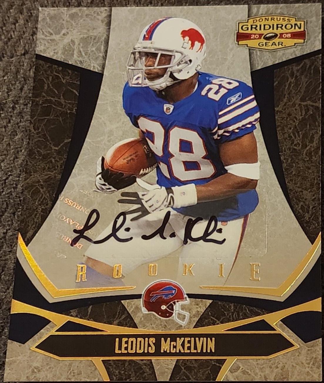 Leodis McKelvin [Autograph Gold Holofoil] #162