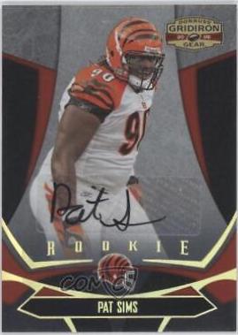 Pat Sims [Autograph Gold Holofoil] #175