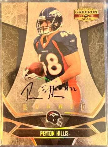 Peyton Hillis [Autograph Gold Holofoil] #179