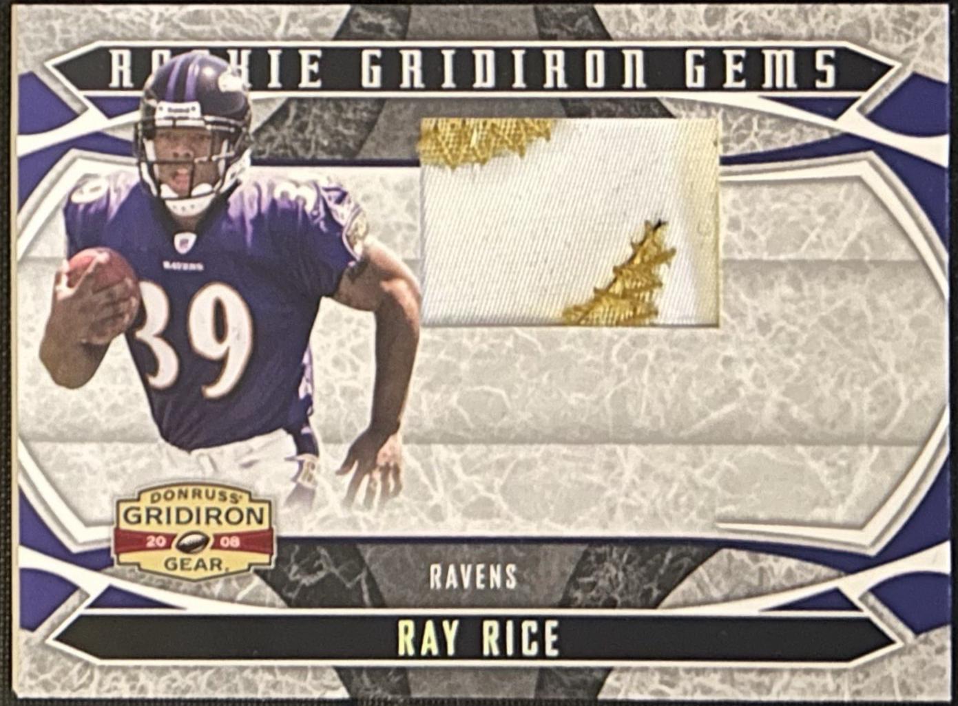 Ray Rice [Gridiron Gems Jersey Prime] #232