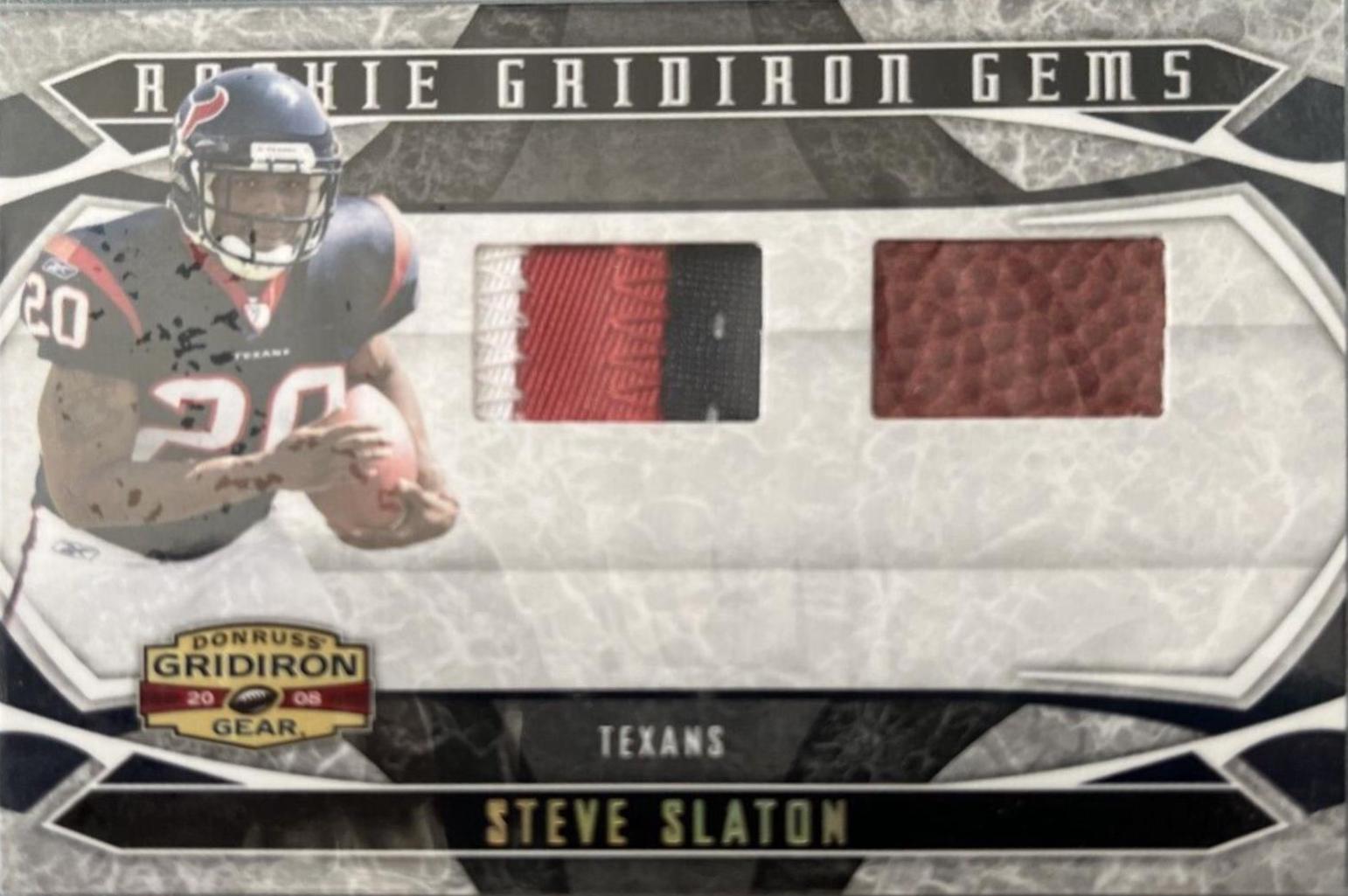 Steve Slaton [Gridiron Gems Jersey] #233