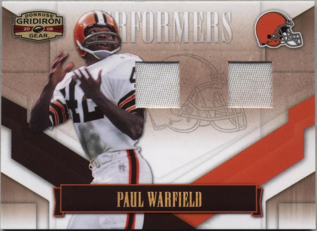 Paul Warfield [Jersey Jumbo Swatch] #P-35