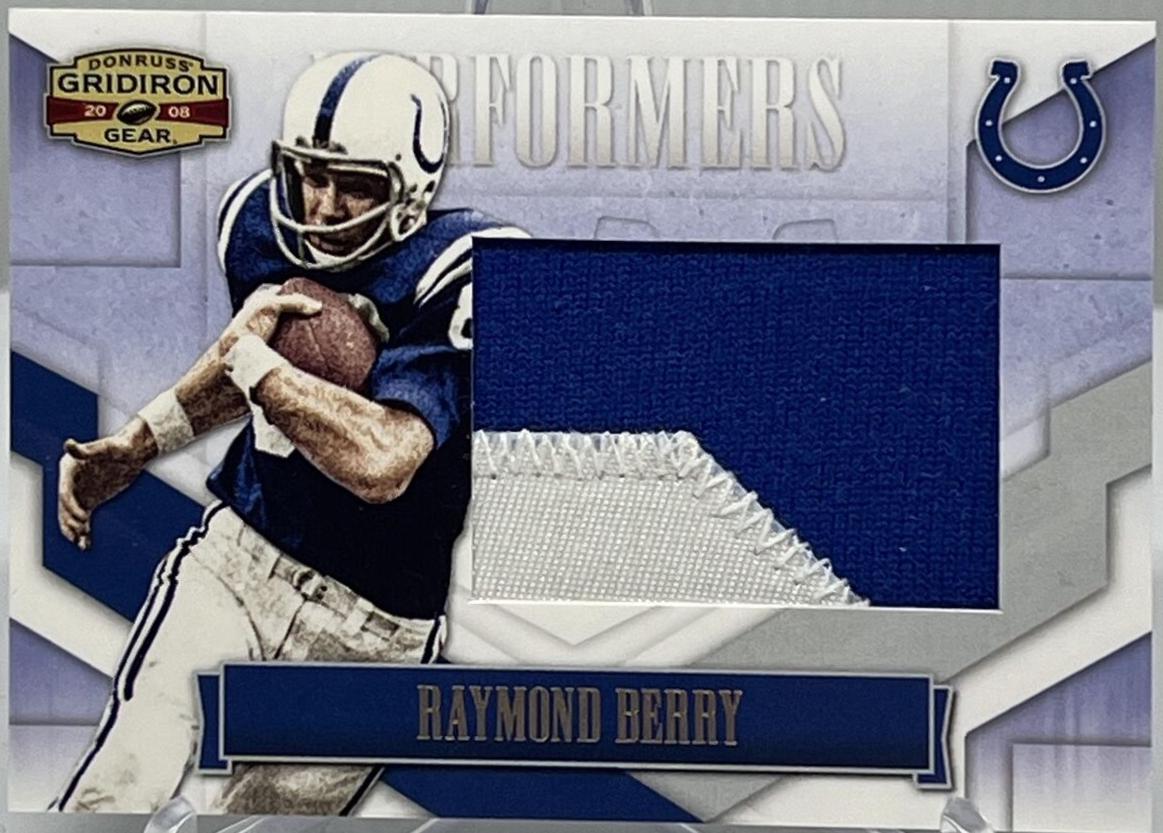 Raymond Berry [Jersey Jumbo Swatch] #P-38