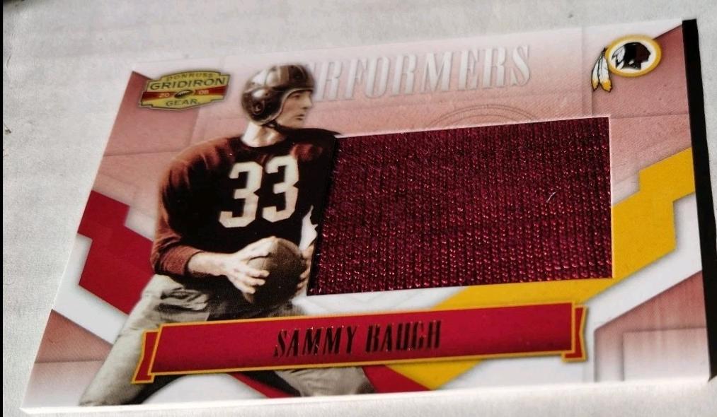 Sammy Baugh [Jersey Jumbo Swatch] #P-41