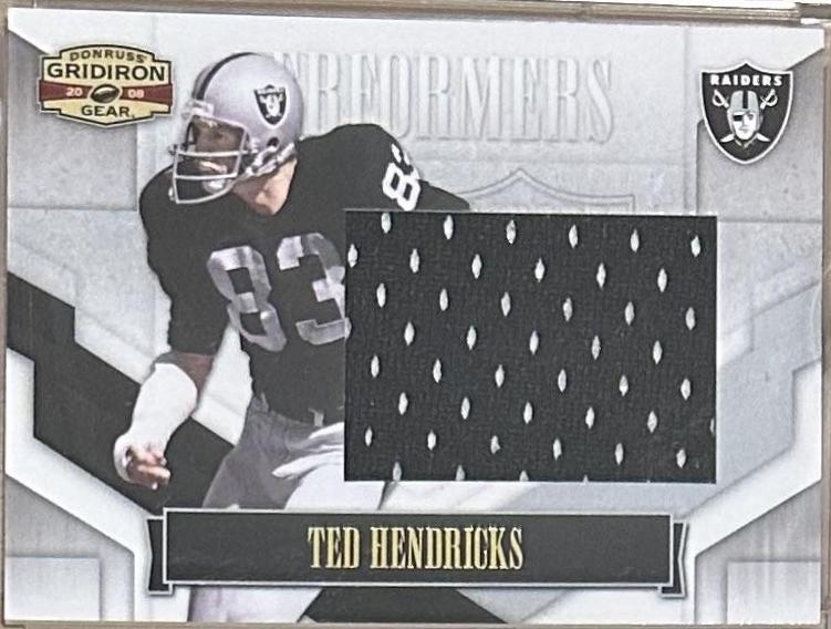 Ted Hendricks [Jersey Jumbo Swatch] #P-43