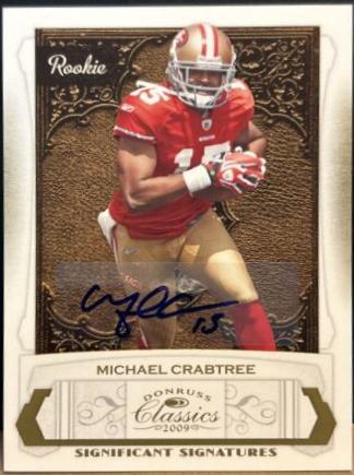Michael Crabtree [Significant Signatures Gold] #221