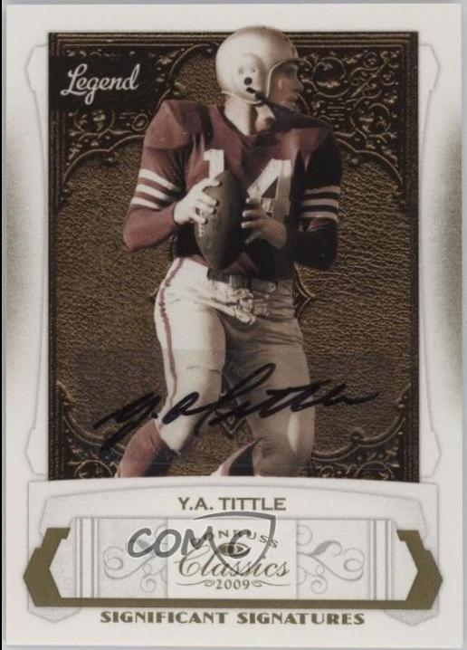 Y.A. Tittle [Signatures Gold] #150