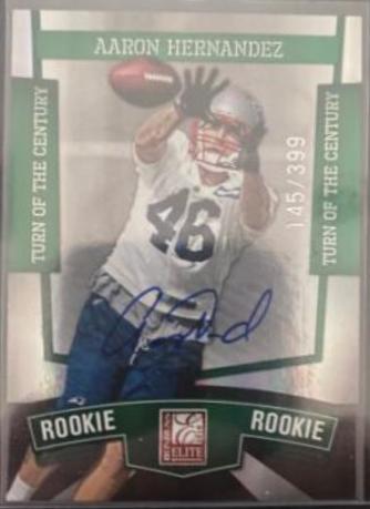Aaron Hernandez [Aspirations Autograph] #121