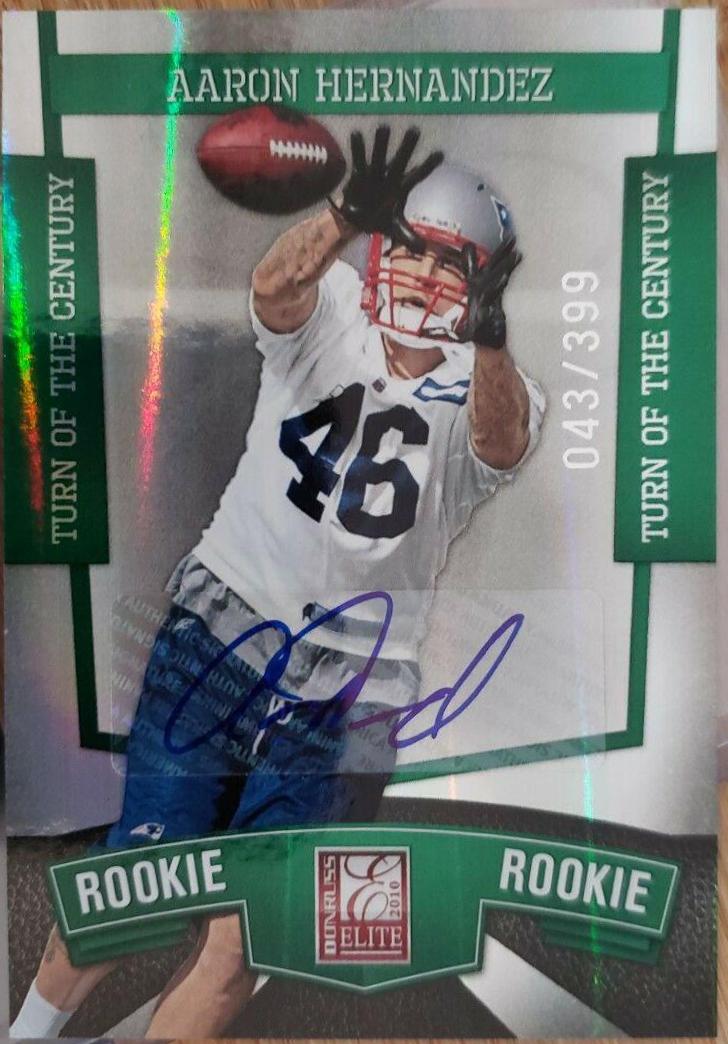 Aaron Hernandez [Turn of the Century Autograph] #121