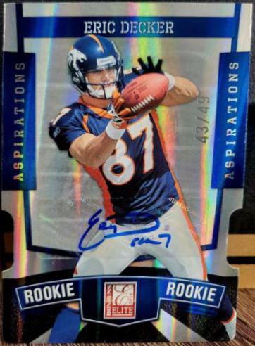 Eric Decker [Aspirations Autograph] #145