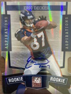 Eric Decker [Status Die Cut Autograph] #145