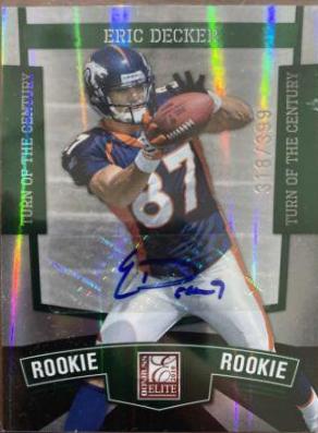 Eric Decker [Turn of the Century Autograph] #145