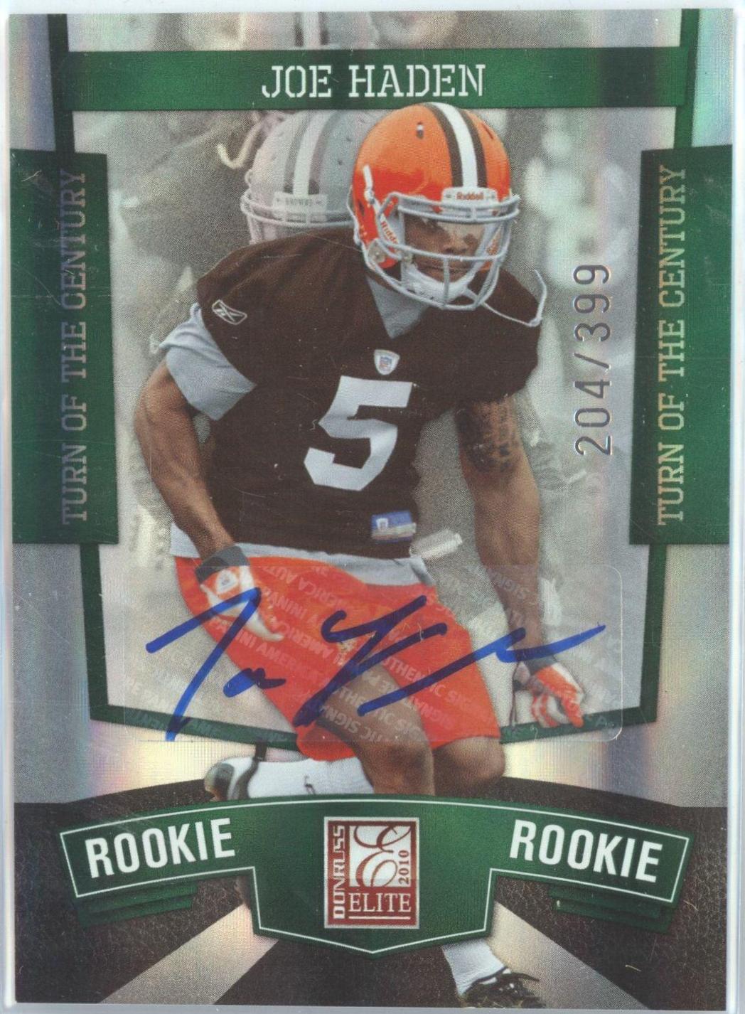 Joe Haden [Turn of the Century Autograph] #124