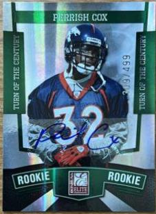 Perrish Cox [Turn of the Century Autograph] #166