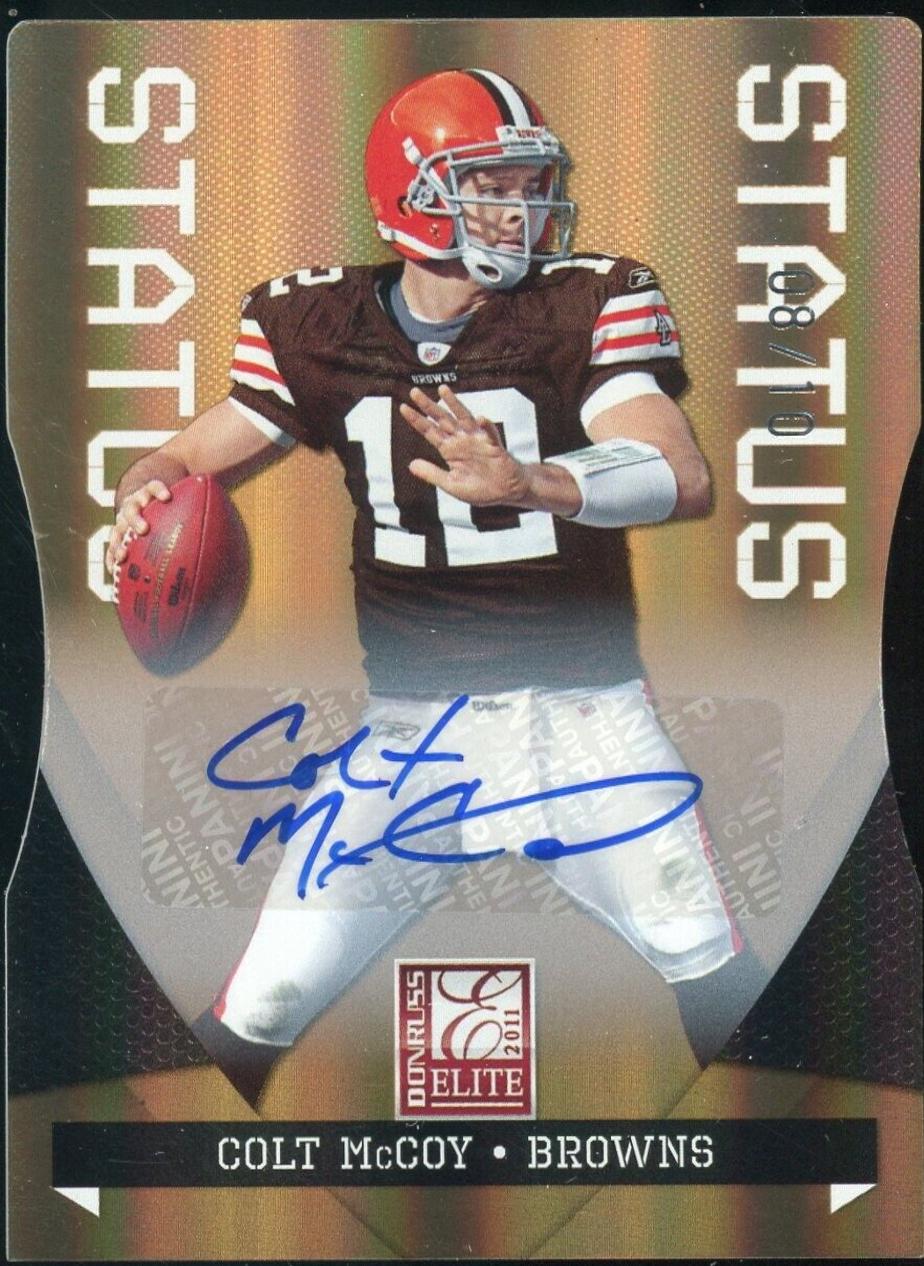 Colt McCoy [Status Autograph] #23