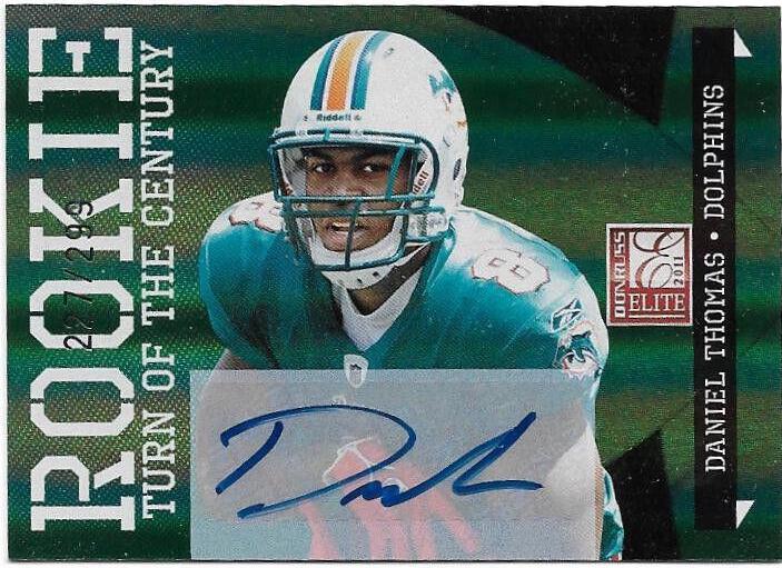 Daniel Thomas [Turn of the Century Autograph] #126