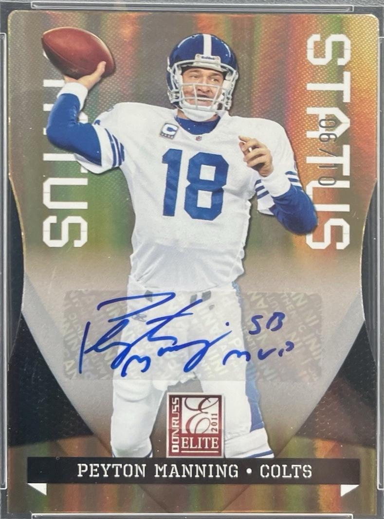Peyton Manning [Status Autograph] #42