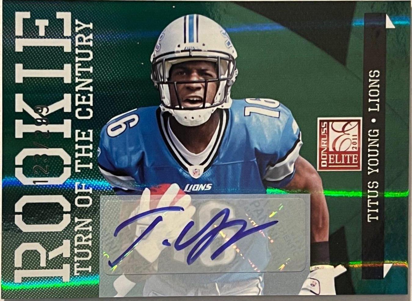 Titus Young [Turn of the Century Autograph] #196