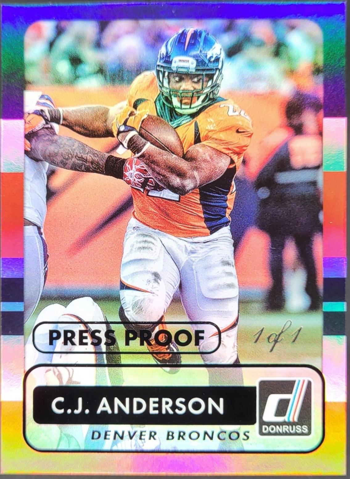 C.J. Anderson [Press Proof Silver] #37