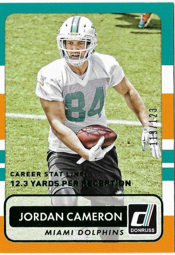 Jordan Cameron [Career Stat Line] #109