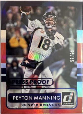 Peyton Manning [Press Proof Blue] #5