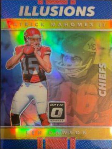 Len Dawson, Patrick Mahomes II [Blue] #20