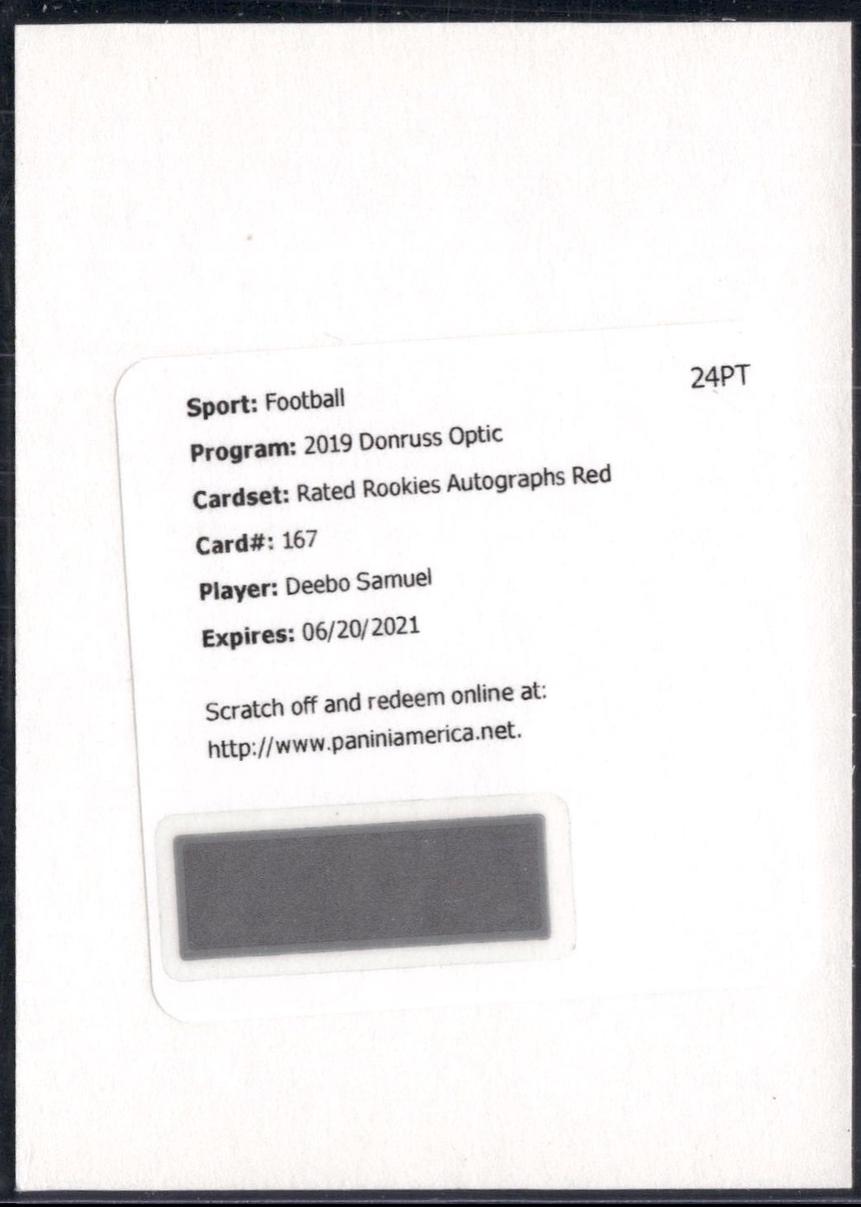Deebo Samuel [Red] #167