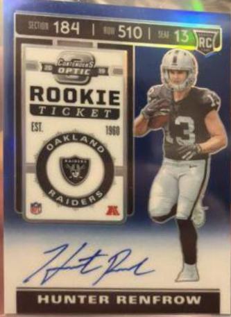 Hunter Renfrow [Blue] #190