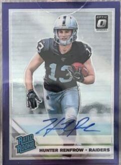 Hunter Renfrow [Purple Stars] #190