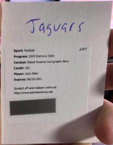 Josh Allen [Blue] #193