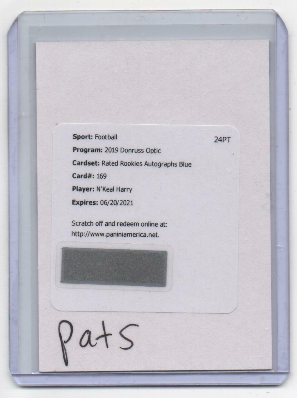 N'Keal Harry [Blue] #169