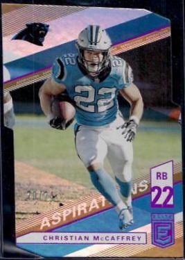 Christian McCaffrey [Aspirations Die Cut] #55