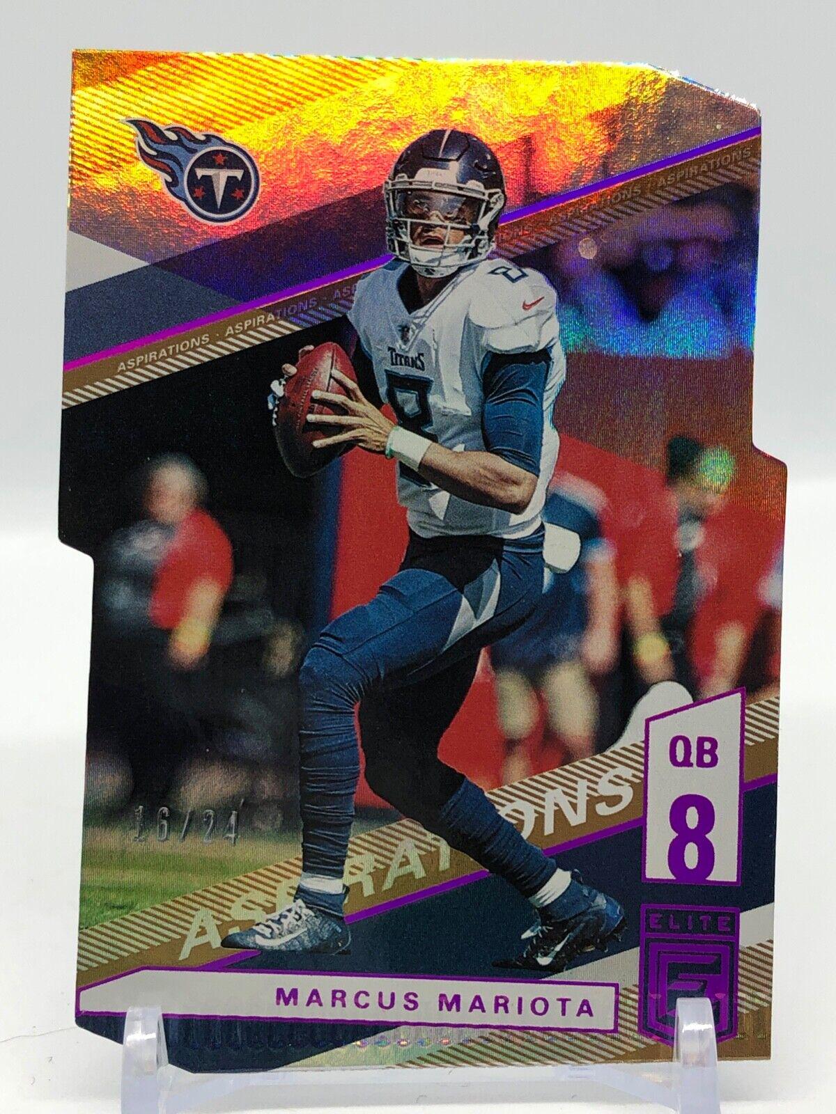 Marcus Mariota [Aspirations Die Cut] #50