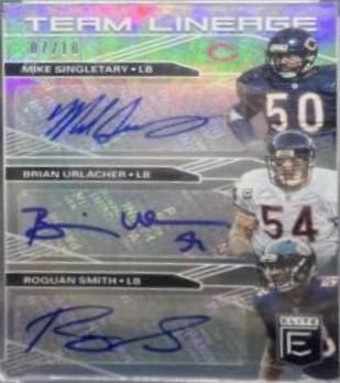 Mike Singletary, Brian Urlacher, Roquan Smith