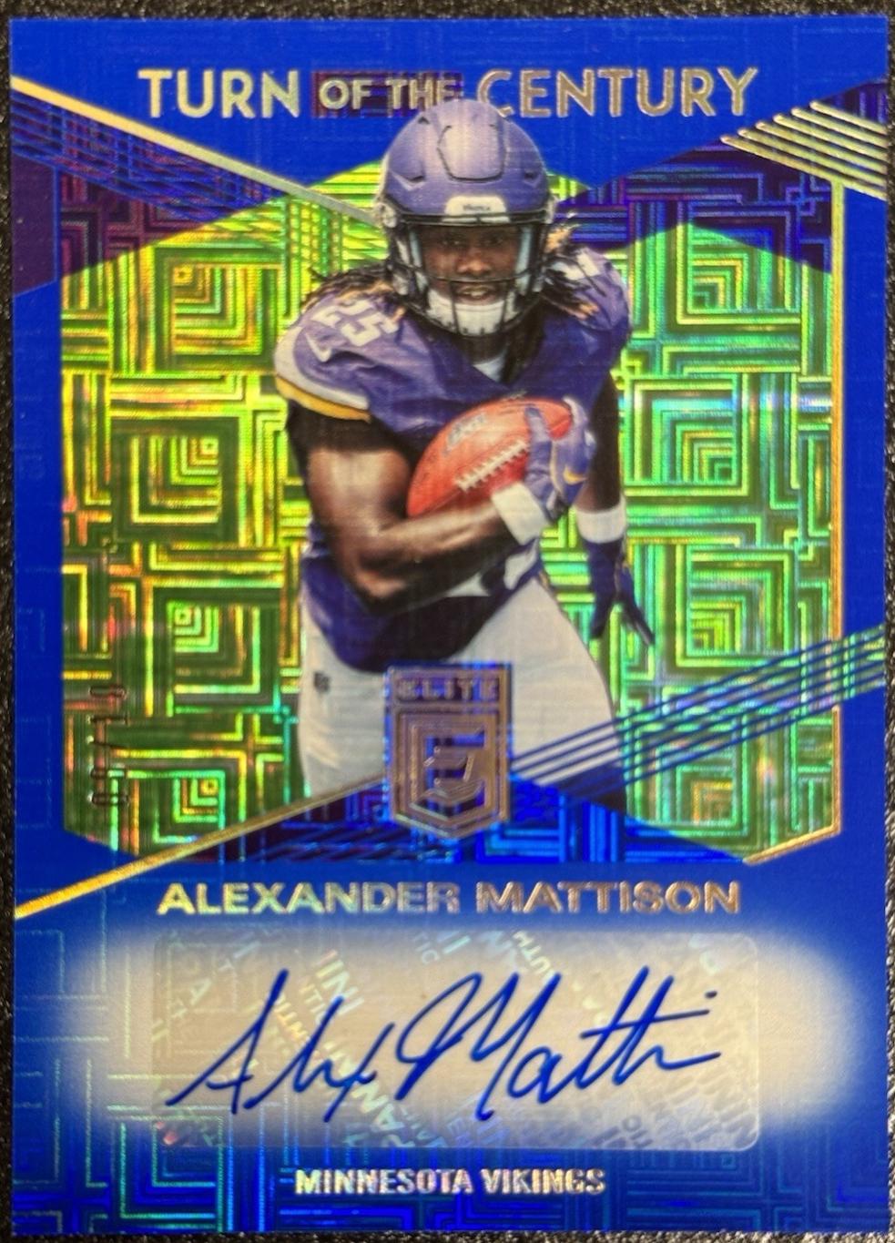Alexander Mattison [Blue] #TC-AM1