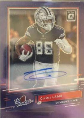 Ceedee Lamb [Autograph Purple Stars] #TR-CL