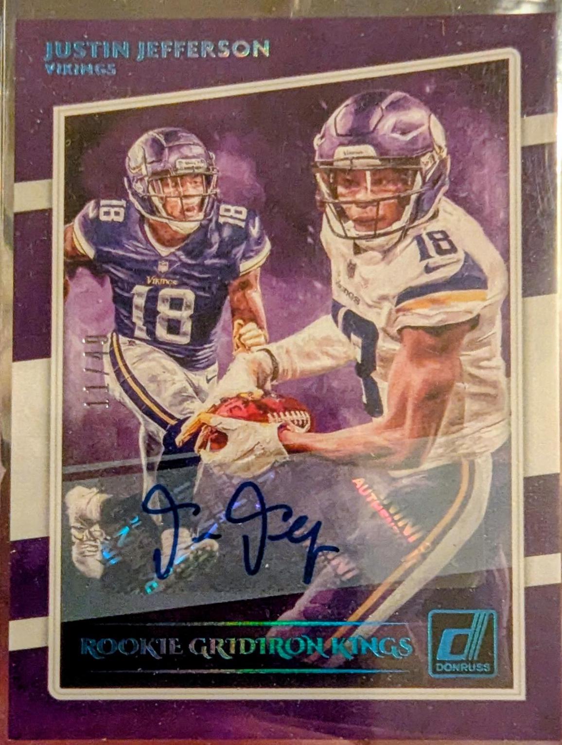 Justin Jefferson [Autograph] #RGK-JUJ