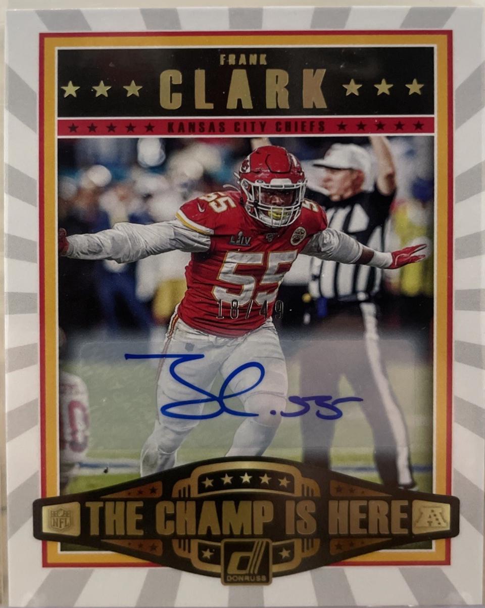 Frank Clark [Autograph] #CH-FC