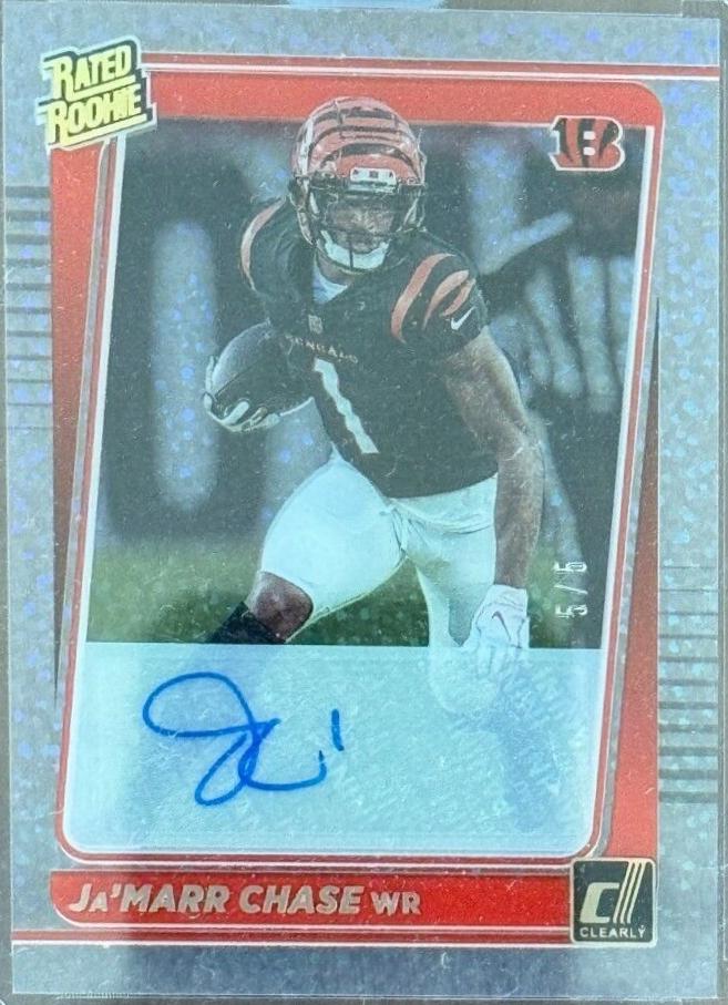 Ja'Marr Chase [Autograph Holo Gold] #63