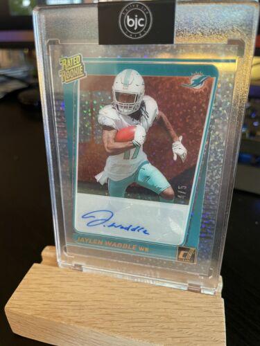 Jaylen Waddle [Autograph Holo Gold] #64